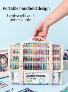 1pc Colorful Journaling Pen Set With 36/54 Color Options, Fine Tip Gel Pens For Art Students, Painting, DIY Planner, Coloring, Marking School Supplies,Back To School