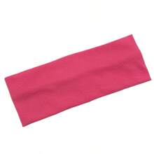 4pcs/1pc Plain Sport Headbands, Versatile Casual Sport Fashion Yoga Headband, Wide Edge Headpiece For Outdoor, Popular