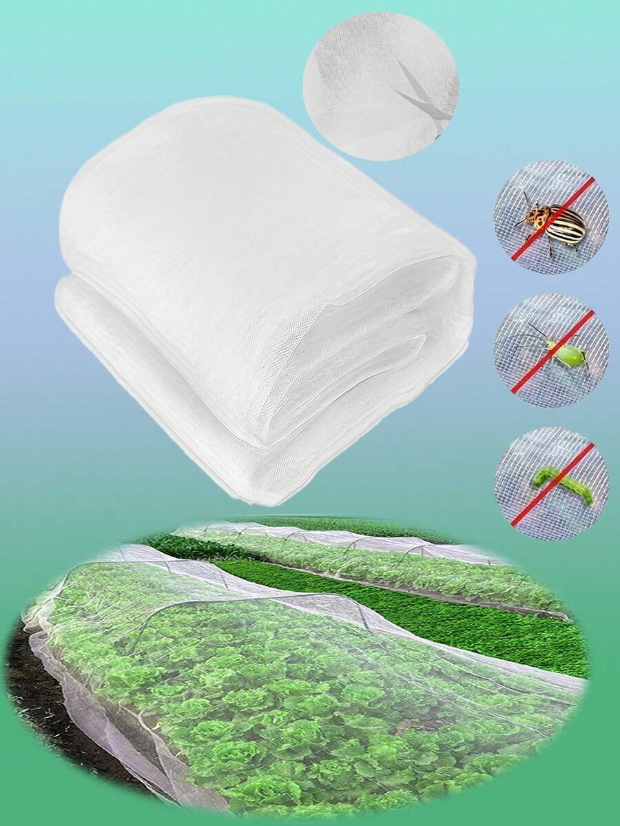 Insect & Bird Barrier Net - Customizable Garden Pest Net, High Density Mesh Netting, Vegetable Crop Cover To Protect Plants, Fruits & Flowers From Insects And Birds - A - View 1