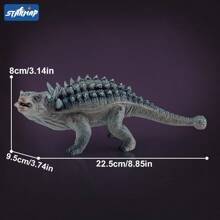 Juego de juguetes de dinosaurios gigantes, grandes juguetes de dinosaurios realistas para niños de 3 a 5 años - Regalos perfectos de dinosaurios para niños en cumpleaños - Figuras de juguete de dinosaurios con detalles pintados a mano - Figuras de dinosaurio gigantes