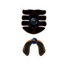 1PC Wireless EMS Muscle Stimulator Abdominal Shaping Belt - Abs Trainer For Home And Office Workout - Fitness Equipment For Men And Women