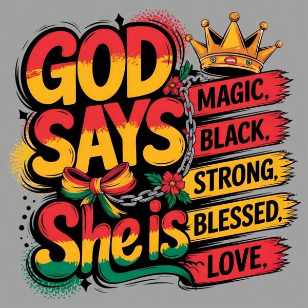 1pc/2pcs/3pcs God Say She Is Juneteenth Bible Patches Pattern Iron On Transfer Stickers For T-Shirts Sweatshirts Jeans Bag Clothing Accessories Masks Jeans And Backpacks Hats Pillows - Washable And Long-Lasting