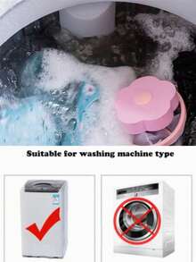 Quitapelos de mascota aleatorio, apto para lavadora, bolas de secadora reutilizables, reduce las arrugas de la ropa y ahorra tiempo de secado - Multicolor - Ver 4