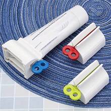 4-Piece Toothpaste Tube Squeezer, Plastic Toothpaste Tube Cleanser Adapter Travel/Home Plastic Spill-Proof Tube Roller, Bathroom Storage And Camping Essentials, Toothpaste Saving Kit Back To School