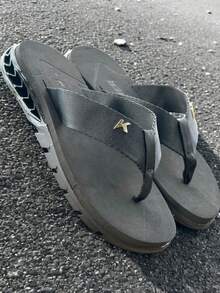 Kenner Rakka L7 Kivah Men's Women's Flip Flops Soft Comfortable Non-Slip Casual Comfortable Sandal - màu đen - Xem 2