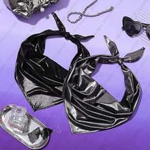 Hair Bandanas For Women Hair - Punk Head Wraps For Girls Hair Scarf Grunge Disco Head Cover Hair Accessories