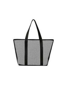 Solid Color, Foldable, Suitable For Swimming And Fitness, Also For Bathroom Toy Storage, Lightweight, Large Capacity, Portable Mesh Beach Bag, Perfect For Family Trips, Vacations, Vacations, Beaches, Camping And Hiking Schoolbags, Large Capacity, Portable, Suitable For Teen Girls And College Students, Perfect For Returning To School, College, Junior High School And Senior High School