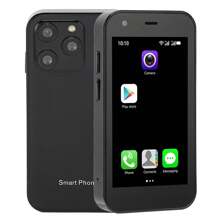 SOYES XS15 Mini Smartphone 3G de 3 pulgadas, WiFi, 2 GB, 16 GB, Cristal 3D, Delgado, Cámara HD, Dual SIM, Negro
