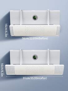 1pc Air Conditioning Windbreak Board, Universal Model, 3-In-1 Adjustable, Wind Shield, Air Conditioning Anti-Direct Blown, Suitable For Air Conditioner, Applicable To Children And Postpartum Women, Anti-Condensation