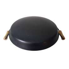 Plow Disc Iron Plate 32cm Height 6cm With Glass Lid - 黑色 - 查看 6
