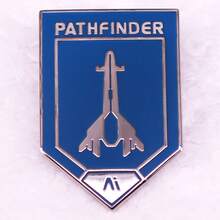 Mass Effect Series Game Brooch Peripheral Accessories Badge - Multicolor - View 1