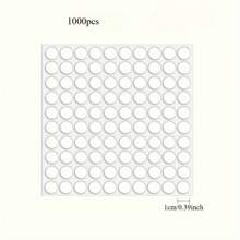 Doppelseitige Klebepunkte, klebrige Knetmasse, abnehmbare Poster-Putty, transparente, wiederverwendbare runde Befestigungssticker, durchsichtiges klebriges Klebeband zum Aufhängen von Bildern und Ballons an der Wand