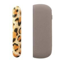 适用于 IQOS ILUMA ONE 的硅胶套 PC 侧可替换烟盒配件、吸烟配件、电子烟使用、香烟储存、电子烟吸烟 - 殼側豹紋側 - 查看 13