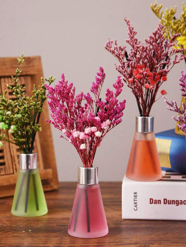 1 Bottle Of 50ml Dried Flower Aromatherapy/Air Freshener/Toilet Deodorant/Indoor Expansion Perfume/Bathroom And Bedroom Room Perfume/Decorative Flowers/Light And Elegant Fragrance, Suitable For Small Spaces