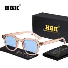 HBK HBK Herren TAC Polarisierte Brille TR90 Quadratischer Rahmen klassisch-lässige Mode neuer Stil Dekorative Lesebrille für Outdoor Urlaub Sport Angeln Reise Straßen Foto Party für Sommer Strand Urlaub, Outdoor, Reise