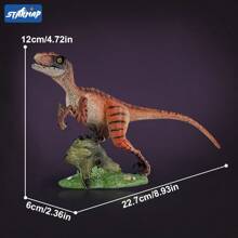 Juego de juguetes de dinosaurios gigantes, grandes juguetes de dinosaurios realistas para niños de 3 a 5 años - Regalos perfectos de dinosaurios para niños en cumpleaños - Figuras de juguete de dinosaurios con detalles pintados a mano - Figuras de dinosaurio gigantes