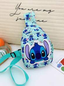 Sanrio 1pc Cartoon Casual Shoulder Bag, Small Backpack, Chest Bag, Lightweight & Cute Crossbody Bag - Suitable For Valentine's Day, Halloween, Thanksgiving And Birthday, Student Storage Bag, Backpack