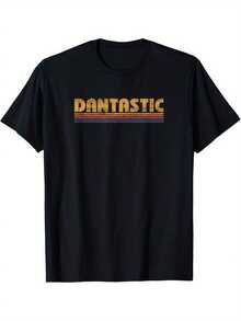 Camiseta retro Dantastic con nombre Dan Daniel, divertida camiseta - Negro - Ver 2