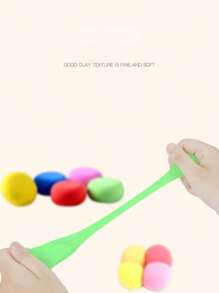 48pcs Super Light Air Dry Clay, Playdough, Craft Molding Dough Multi-Color Set, Odorless, Perfect Gift For Kids (Random Pattern Cardboard In Package)