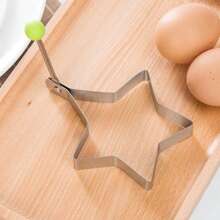 4 Stück/1 Stück Edelstahl Eierringe, Pfannkuchen- und Eierformen zum Kochen und Dekorieren, Küchenutensilien, Eierringe, Eierformen, DIY Eierformen, kreative Eierformen, Eierringe zum Kochen, Edelstahl-Unterwäsche-Formen, Brotformen, Küchenutensilien, Outdoor-Grillwerkzeuge, geeignet für Pfannkuchen, Spiegeleier usw. - perfekt für Wohnmobil-Küche, Camping und Hausgebrauch, unverzichtbares Küchengerät | Spaß Küchenhelfer | langanhaltend Kochgeschirr, Farbe und Stil zufällig