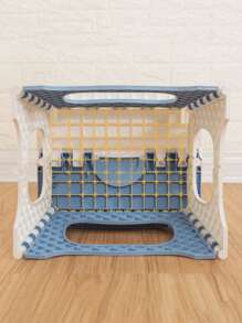 Portable Foldable Stool, Plastic Small Chair, Thickened Home Use, Fishing, Train, Outdoor, Square Bench