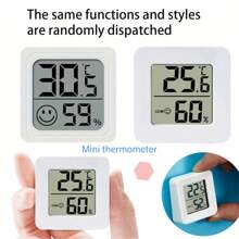 Mini Home Hygrometer And Thermometer, Indoor Digital Temperature And Humidity Monitor With Display, Wall-Mounted Compact, Highly Accurate, Back To School Supplies