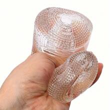 Sex Toy Transparent Spiral Masturbator Featuring Large And Small Spiral Inlets For Enhanced Training, Wavy Increasing Pressure Design Ideal For Men's Exclusive Stress-Relief Night.