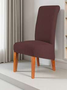 XL Dining Chair Covers Stretch Jacquard High Back Elastic Chairs Slipcovers For Living Room Kitchen Machine Washable