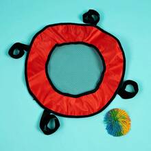 1pc Outdoor Interactive Toss Game Set - Stretchy Ring Toss For Team Cooperation, Sensory Training - Multicolor - View 3