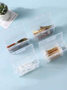 1/2pcs Portable Playing Card Storage Box, Card Container, Jewelry & Small Items Organizer Box, Game Card, ID Card, Name Card Holder