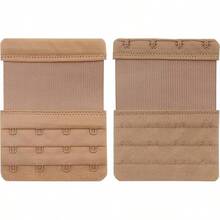 4 Hook Bra Extenders, Soft Stretchy Comfortable Strap Extender - Skin Color - View 11