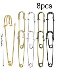 4/5/8/10/12/20Pcs7.5cm Large Pin For Clothes Leather Canvas Blankets Crafts Skirts Kilts