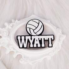 1 peça pingente personalizado esportivo com tema esportivo, pingente Bogg, pingente esportivo personalizado, placa de identificação para jogador esportivo, pingente Bogg - Multicolorido - Ver 16