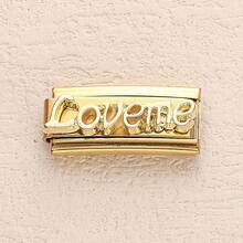 1PC Stainless Steel Bracelet Components, Accessories With Heart, Bow, Marine Creatures, And Elements Of Stars And Moon, DIY Making Jewelry For Bracelet, Can Be Freely Matched With Different Styles - Rectangle - View 14