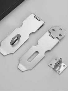 1 件/5 件不锈钢折叠行李锁夹，加强型防盗锁扣