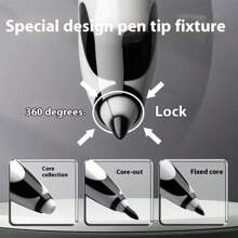 Tianchuo Jifeng Retractable Quiet Ballpoint Pen, High-Tech Pen For Writing, Sketching, Signing, Calligraphy Practice School Supplies, Back To School