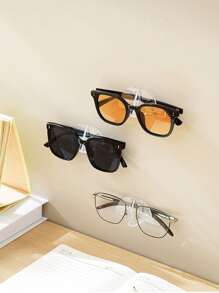 1/3 Stücke Brillenaufbewahrungsregal, Bad und Nachttisch Anti-Druck Wandmontage Sonnenbrille Präsentationsregal, minimalistisches Brillenregal
