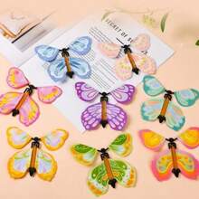 Fliegender Schmetterling Zauberkunststück - Schmetterling fliegende Bühnendeko, Spielutensilien, kann als Windspiel oder Lesezeichen verwendet werden, interaktives Unterhaltungsspiel, zufällige Farbe & Stil