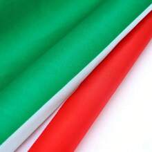 1 pièce Drapeau italien imprimé recto-verso (90 cm x 150 cm / 3 pi x 5 pi), drapeau national d'Italie de haute qualité, en tissu de polyester, couleurs vives, résistant aux UV, décoration de drapeau, décoration extérieure pour les vacances