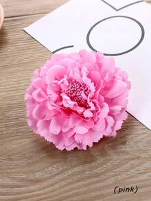 1/6pcs Hawaiian Style Faux Peony Flower Hair Clips, Fashion Decorative Hair Accessory For Daily Use, Ideal Gift For Women Claw Clips Hair Claws Hair Barrettes, School Stuff, Best Friend Gifts, Hair Accessories, Head Accessories - Multicolor - View 10