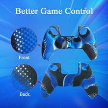 1 Set Controller Protective Case + 10pcs Joystick Caps, Non-Slip Textured Design, Enhanced Grip For Gaming, Anti-Slip, Anti-Sweat, Anti-Scratch - Multicolor - View 5