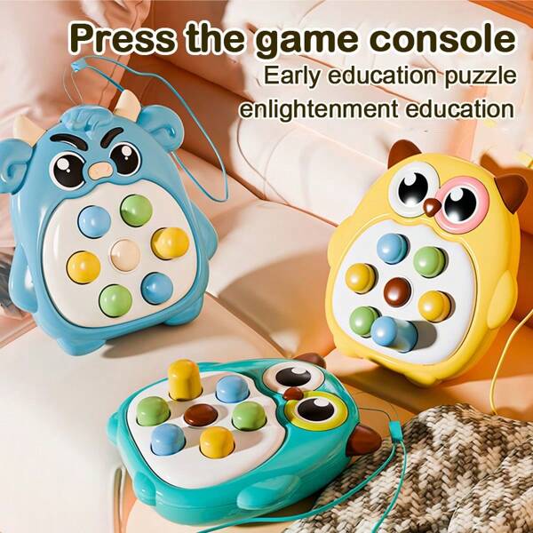 Children, Mini, Finger Press Game Console, Infant And Toddler, Puzzle Thinking Toy, Exercise Finger Dexterity, Decompression Toy