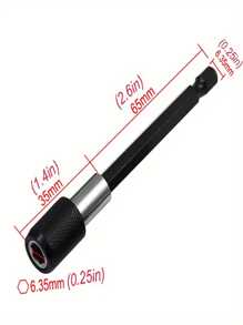 1 pezzo/3 pezzi porta-punte esagonali adattabili rapidi, adattatore portalampada magnetico esteso, adattatore prolunga punta trapano con asta esagonale da 1/4" per punte da avvitatore, portapunte per dadi