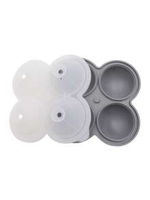 1pc Silicone 4 Cavity 4cm Diameter Ice Ball Maker Mold