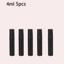 5pcs Transparent Plastic Perfume Spray Bottles - 2ml, 4ml, 5ml Travel Size Fine Mist Sprayers, Refillable Perfume Sample & DIY Packaging Bottles