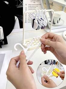 1-21pcs BJD Drying Rack, Summer Clothes Storage Clothes Hanger, Shoe Storage Rack, Accessory Storage Drying RackMultifunctional Storage Rack, Which Can Be Used For Beauty Egg Drying Rack, Kitchen Supplies Storage Rack, Grain Storage Box, Multi-Purpose Storage Rack