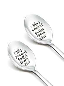 Edelstahl Löffel Bester Papa Papa Chef Familie Besteck Vatertags Geschenk coole Buchstaben robuster Eislöffel - Kaffee Liebhaber Geschenke - Lustige Geschenke für Cornflakes und Kaffeetassen Semesteranfang