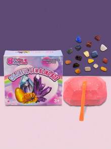 Children's Archaeology Digging For Gems DIY Manual Digging For Treasure Fossils For Boys And Girls Heart Box Puzzle Handmade Toys Puzzle Toys Creative Toys Holiday Gifts Carnival