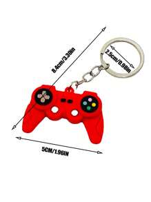1/6 Piece Set Of Cartoon Creative Silicone Game Console Keychains For Boys And Girls, Car Keys/Luggage Pendant Decorations, Suitable For Pendant Gifts For Classmates And Friends