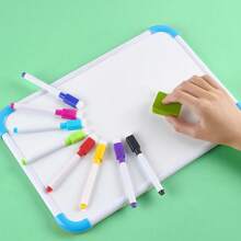 8Pcs Magnetic Erasable Whiteboard Pen Color Options Numbering Stationery Office Teaching Supplies For Blackboard Student Note
